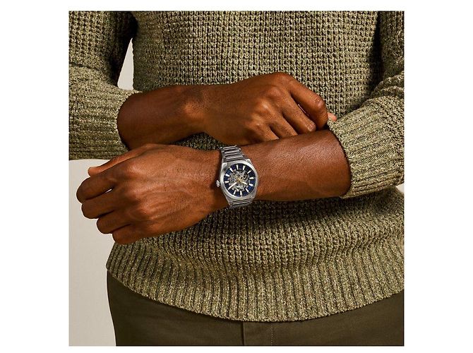 Autre Marque Orologio in metallo da uomo Everett Skeleton - vista 7