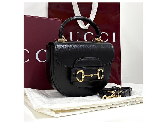 Gucci Borsa Tote Mini con morsetto e tracolla - vista 3