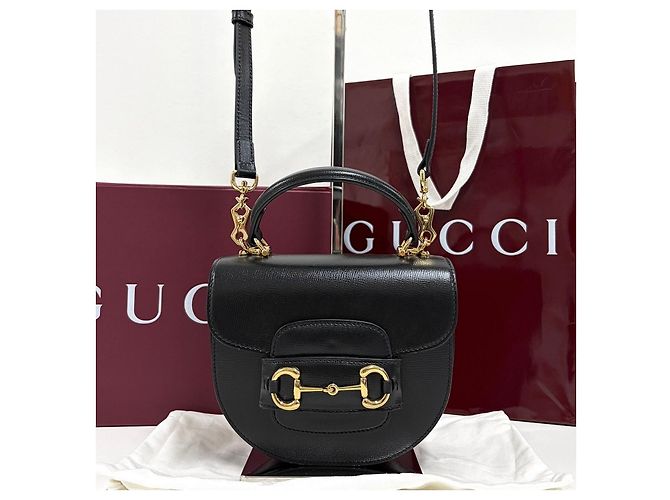 Gucci Borsa Tote Mini con morsetto e tracolla - vista 7