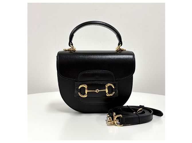 Gucci Borsa Tote Mini con morsetto e tracolla - vista 8