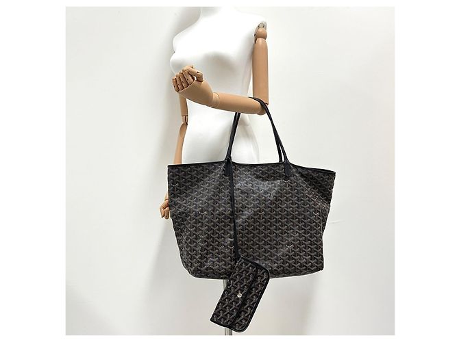 Goyard Borsa Saint Louis Shopper Black GM - vista 3