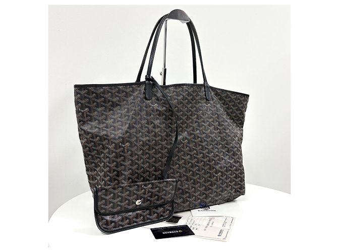 Goyard Borsa Saint Louis Shopper Black GM - vista 4