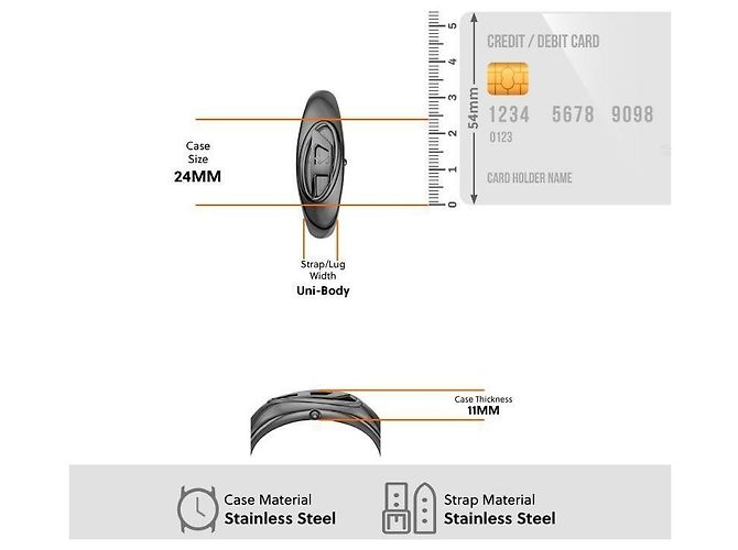 Diesel Wonder Damenmetalluhr - Ansicht 3
