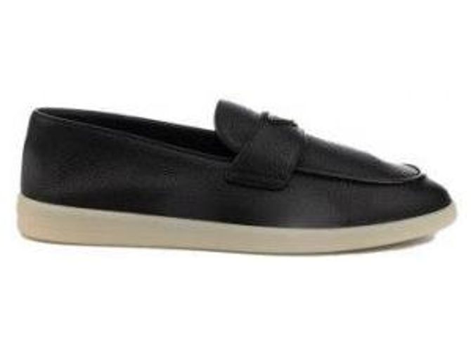 Prada Loafer aus Leder mit Triangle-Logo - Ansicht 4