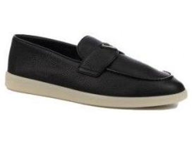Prada Loafer aus Leder mit Triangle-Logo - Ansicht 5