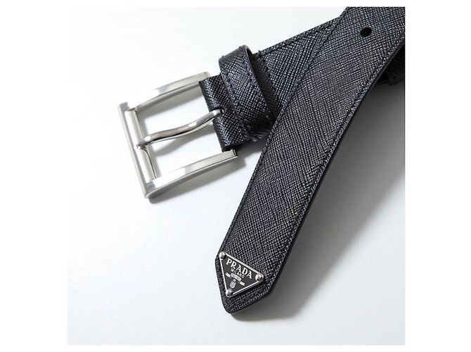Prada Saffiano Leather Belt Black - view 4