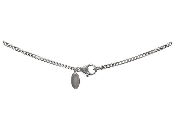 Chanel Cubic Heart CC Silver Halskette - Ansicht 4