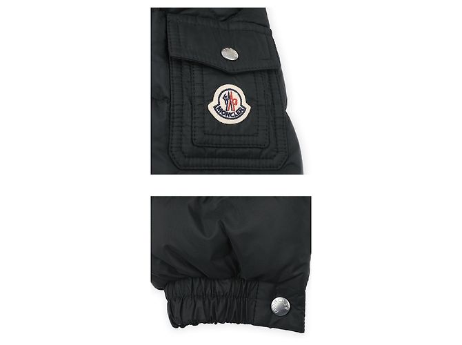 Moncler NOVA Jaqueta acolchoada com capuz e pele BYRONF - vista 4