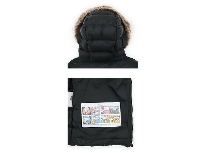 Moncler NOVA Jaqueta acolchoada com capuz e pele BYRONF - vista 5
