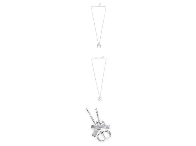 Dior CD Perluar Kristallhalskette für Damen (Silver) - Ansicht 3