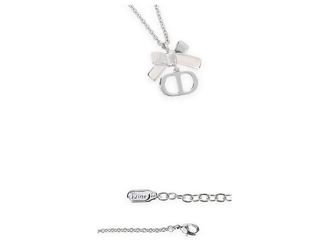 Dior CD Perluar Kristallhalskette für Damen (Silver) - Ansicht 4