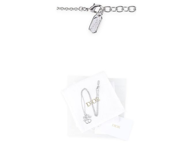 Dior CD Perluar Kristallhalskette für Damen (Silver) - Ansicht 5