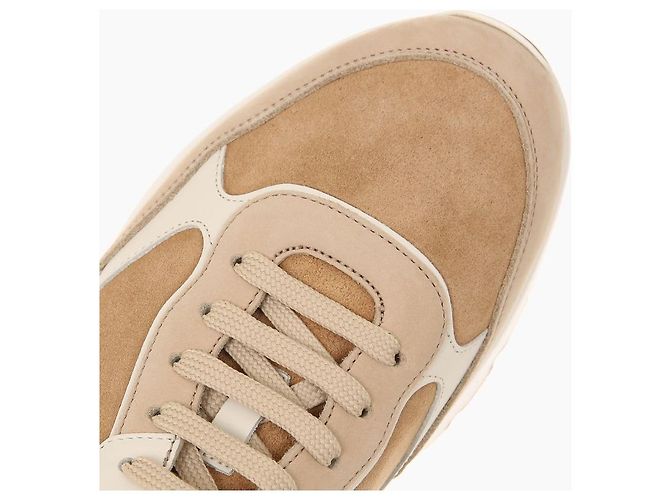 Brunello Cucinelli Sneakers in pelle nubuck e camoscio - vista 8