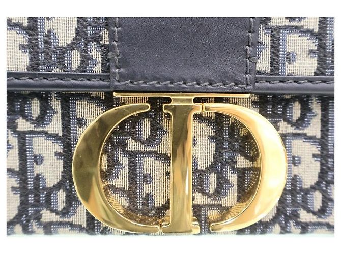 Dior Borsa a spalla Box Montaigne in jacquard Oblique - vista 11