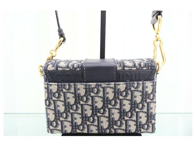 Dior Borsa a spalla Box Montaigne in jacquard Oblique - vista 5