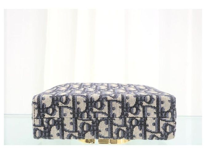 Dior Borsa a spalla Box Montaigne in jacquard Oblique - vista 6