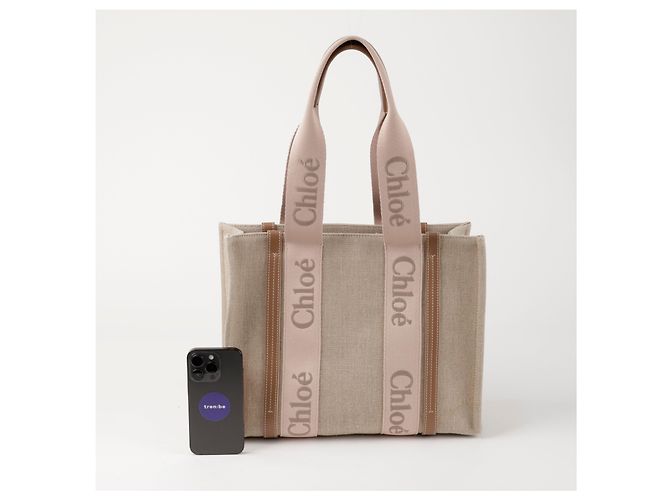 Chloé Saco Tote Woody Medium - vista 6