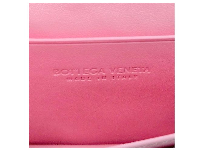 Bottega Veneta Tarjetero Intrecciato Rosa - Ansicht 6