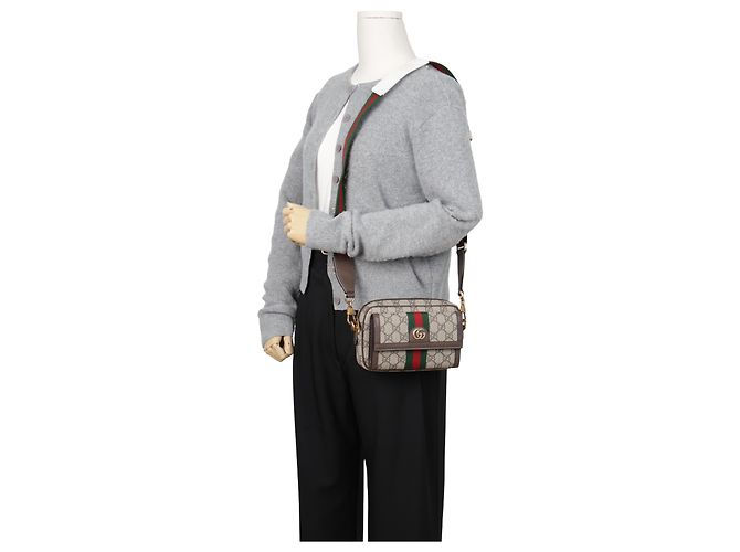 Gucci Mini Borsa a Tracolla e Spalla - vista 13