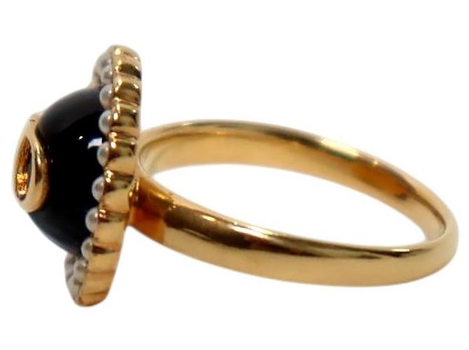Dior Anello Petit CD Baroque Gold Ring Size - vista 2