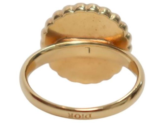 Dior Anello Petit CD Baroque Gold Ring Size - vista 3