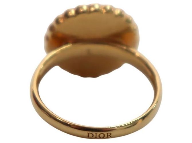 Dior Anello Petit CD Baroque Gold Ring Size - vista 5