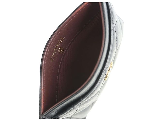 Chanel Tarjetero Classic Caviar Gold CC - vista 5