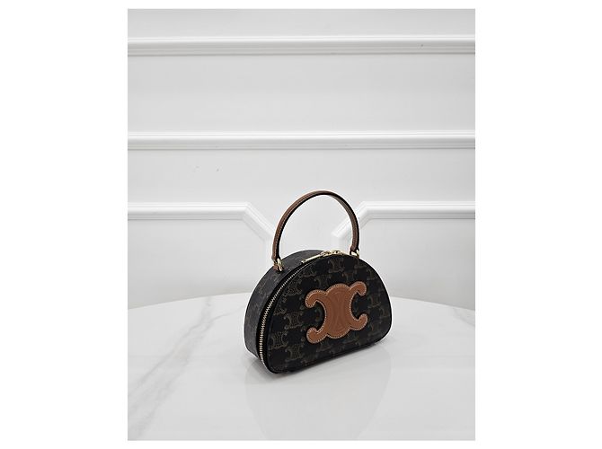 Céline Triomphe Canvas Half Moon - vista 2