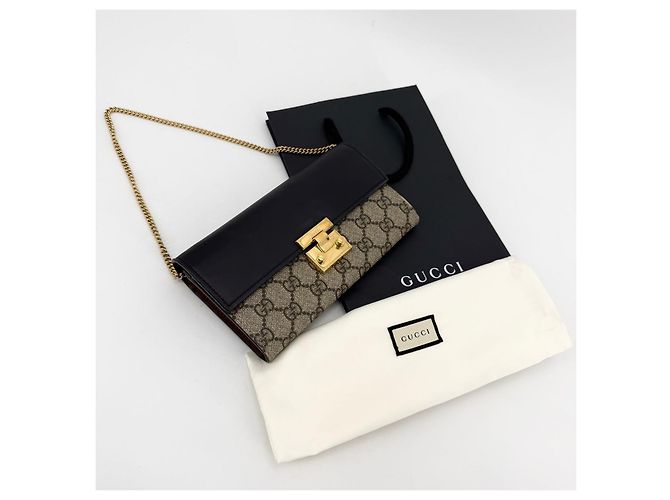 Padlock Gucci Borsa a catena portafoglio lungo con lucchetto - vista 2