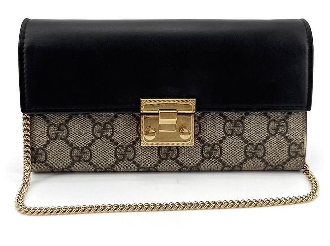 Padlock Gucci Borsa a catena portafoglio lungo con lucchetto - vista 4