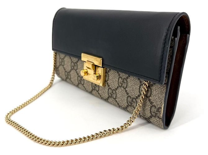 Padlock Gucci Borsa a catena portafoglio lungo con lucchetto - vista 6