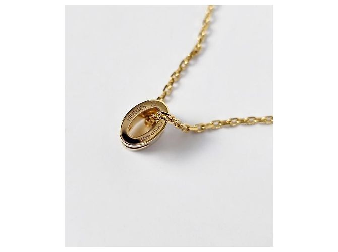 Hermès Collana Mini Pop da donna Maron Glace Yellow Gold - vista 10