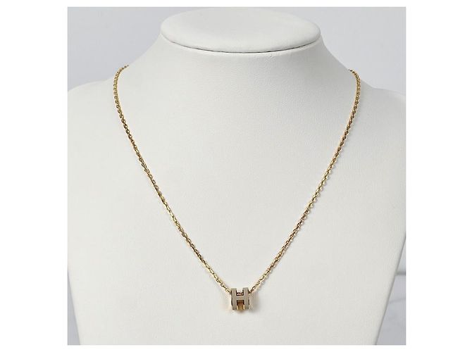 Hermès Collana Mini Pop da donna Maron Glace Yellow Gold - vista 5