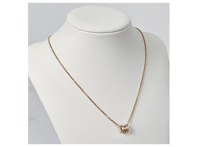 Hermès Collana Mini Pop da donna Maron Glace Yellow Gold - vista 6