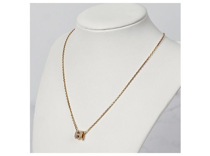 Hermès Collana Mini Pop da donna Maron Glace Yellow Gold - vista 7