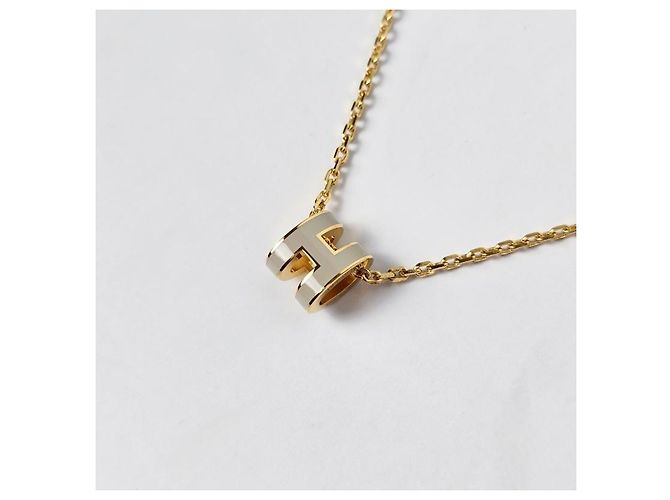 Hermès Collana Mini Pop da donna Maron Glace Yellow Gold - vista 9
