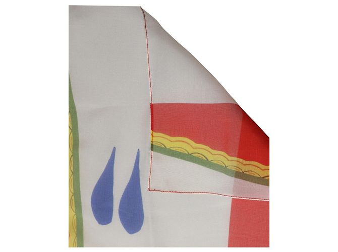 Dolce & Gabbana Foulard quadrato astratto multicolore - vista 3