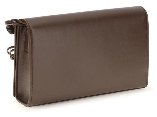 Jil Sander Cartera Bos Taurus de piel de becerro marrón - vista 3
