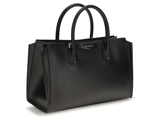 Givenchy Borsa Bos Taurus in pelle di vitello nera - vista 2