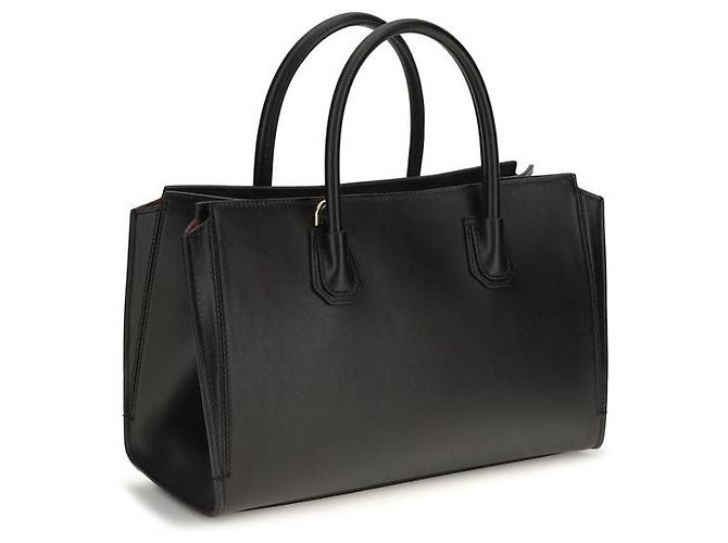 Givenchy Borsa Bos Taurus in pelle di vitello nera - vista 3