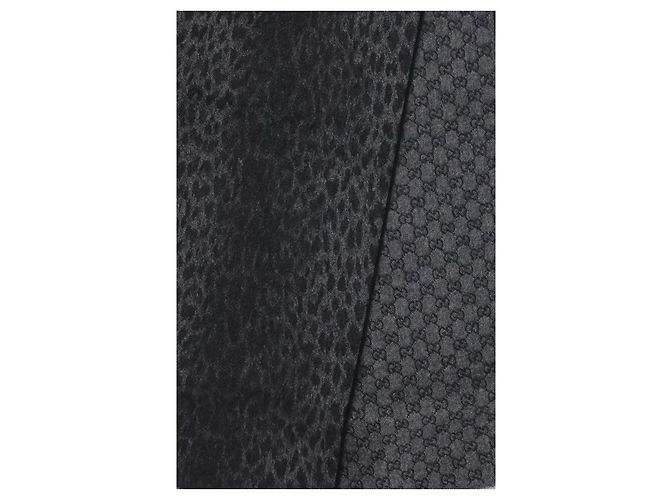 Gucci Sciarpa Oves Aries in lana grigia - vista 3