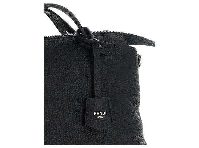 Fendi Borsa in pelle di vitello nera - vista 3