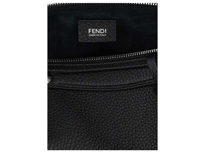 Fendi Borsa in pelle di vitello nera - vista 4