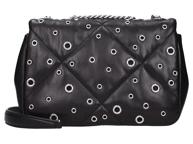 Tory Burch Borsa crossbody in pelle nera - vista 3