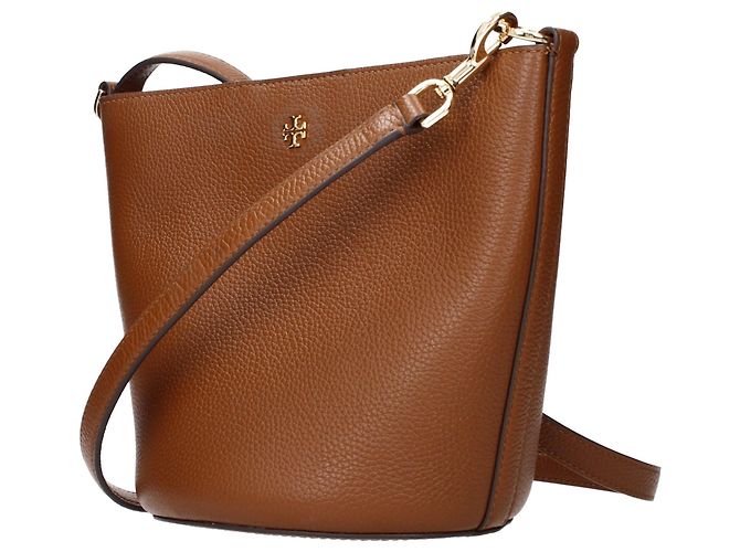 Tory Burch Borsa a tracolla in pelle marrone - vista 2