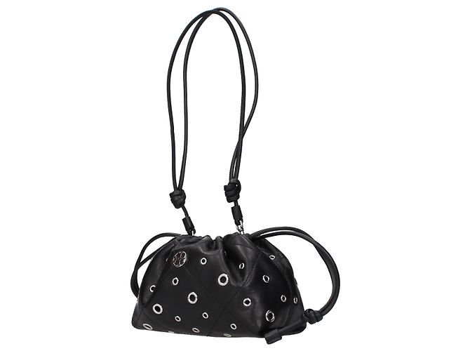 Tory Burch Borsa a tracolla in pelle nera - Ansicht 2