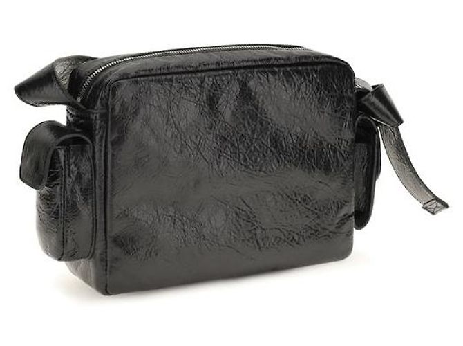 Balenciaga Borsa a tracolla Black Lamb Ovis Aries - vista 3
