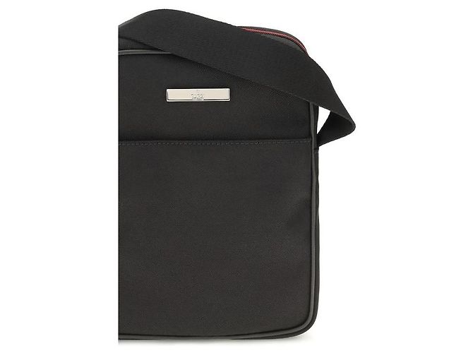 Gucci Borsa a tracolla in tessuto nera - vista 4