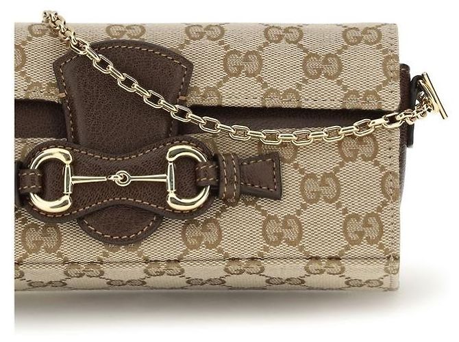 Gucci Beiges Polyester-Portemonnaie - Ansicht 4