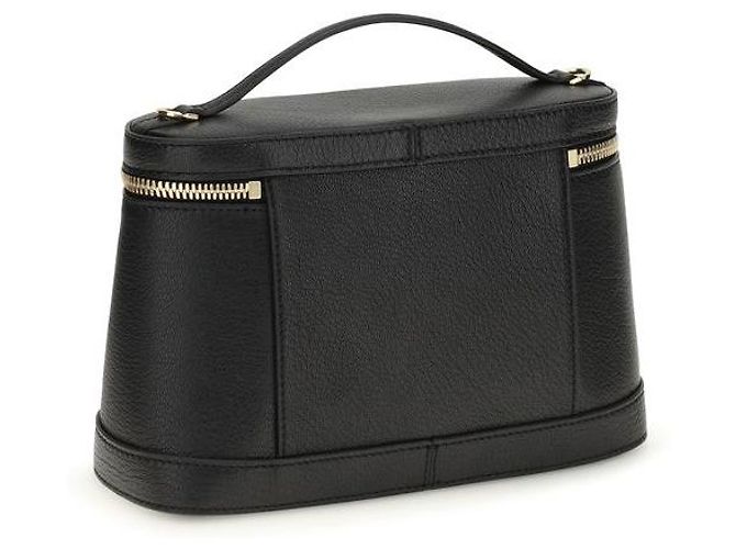 Jacquemus Borsa Bos Taurus in pelle di vitello nera - vista 3